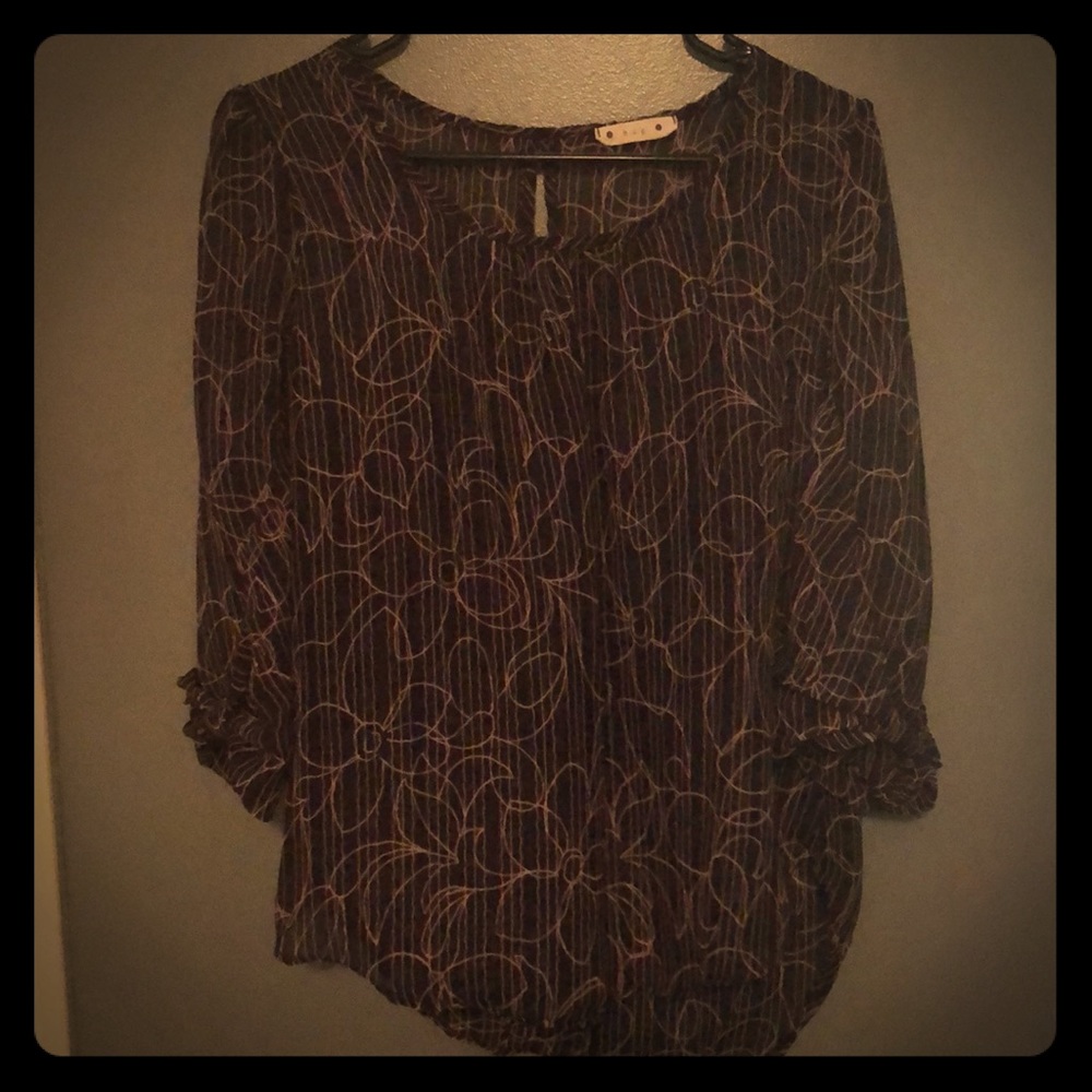 Sheer “Daisy” Top